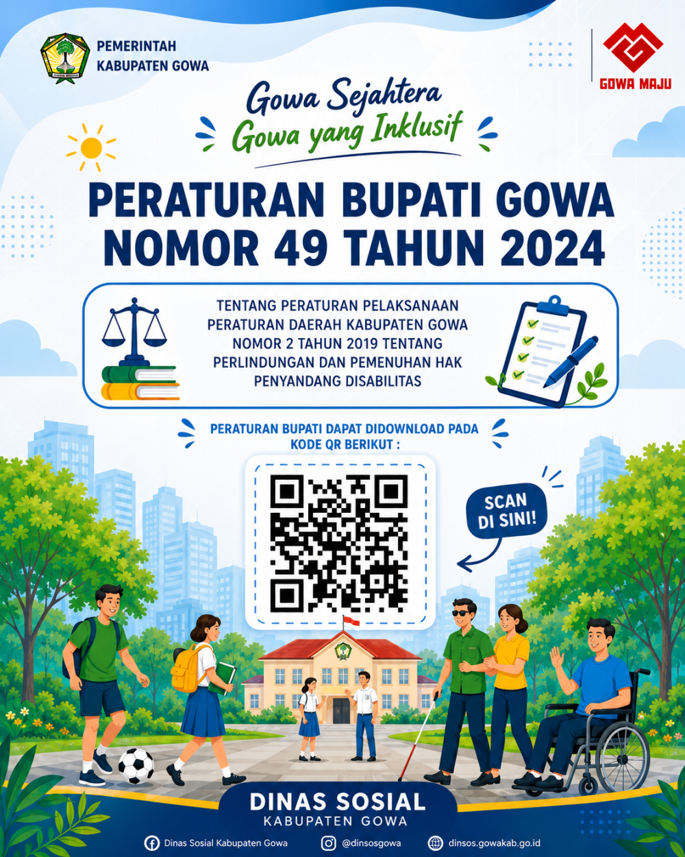 Peraturan Bupati Gowa Nomor 49 Tahun 2009